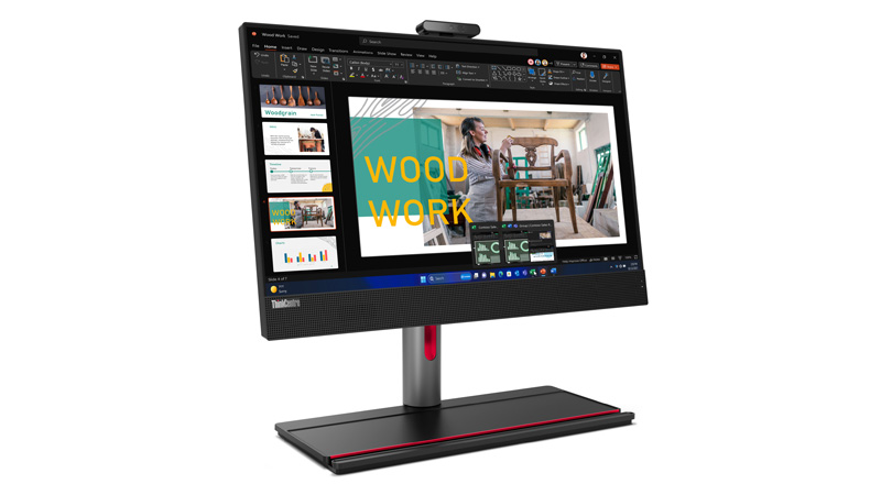 Side view image of the Lenovo ThinkCentre M90a