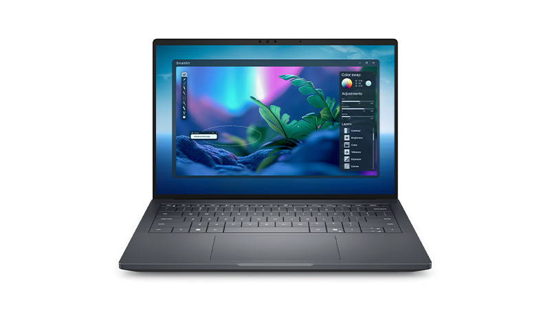 dell pro max 14 premium front on