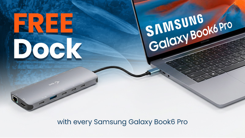 Free dock Samsung galaxy book6