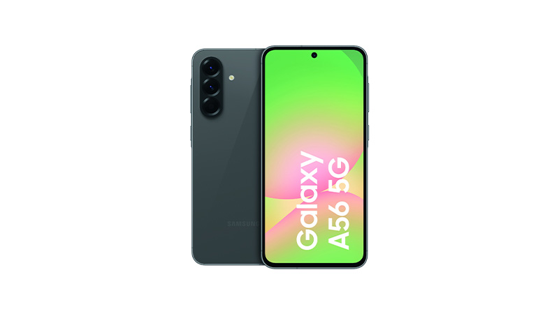 SAMSUNG galaxy a56 front and back