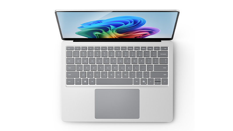surface laptop 7 snapdragon silver top