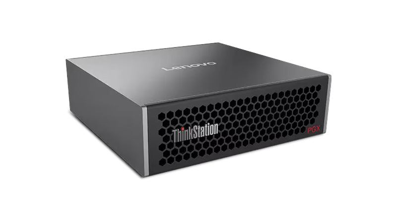 Lenovo ThinkStation PGX AI Supercomputer side