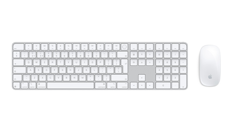 Apple Magic Keyboard + Magic Mouse 2 – White