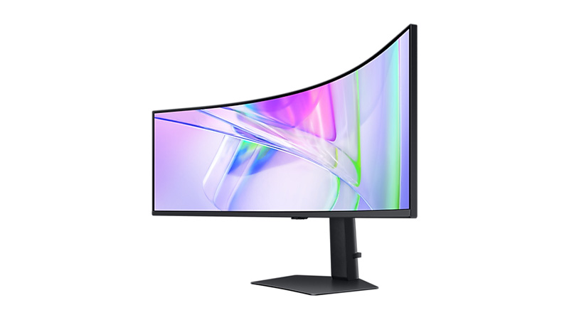 samsung 49" view finite s9 curve monitor front side