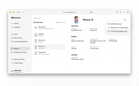 apple business manager