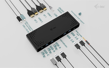i-tec Dual 4K Display Dock