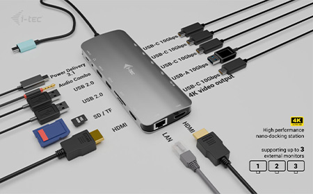 i-tec Nano 3x Display Dock