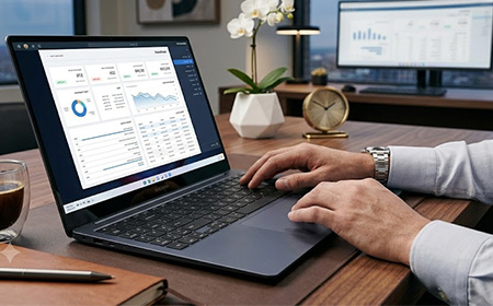 using a galaxy book 6 pro in a business 